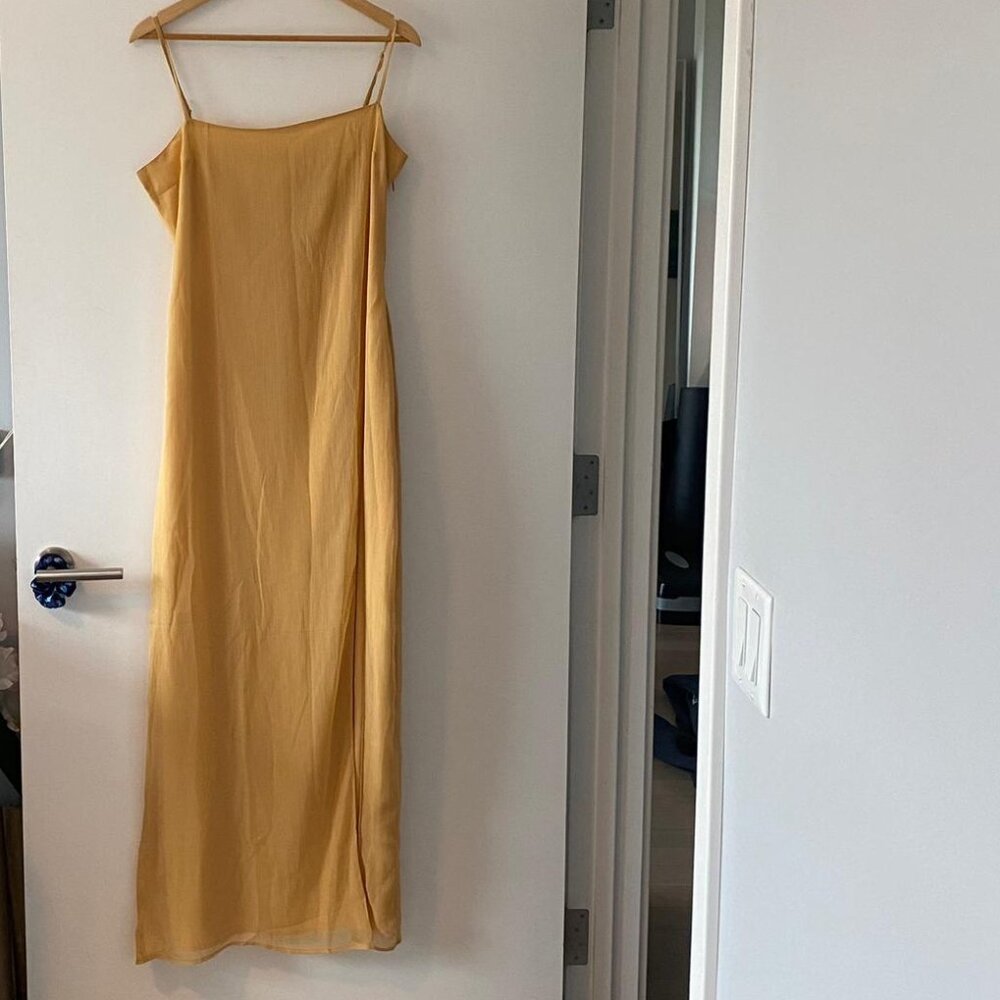 Mustard Maxi Dress by Made in India ✨🌼